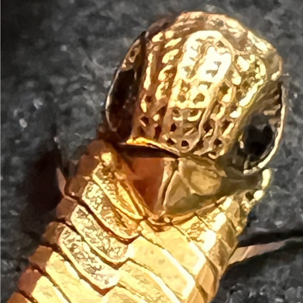 Kurt Geiger London NWT stunning Rainbow Crystal Snake Chain Linear earrings - Picture 9 of 15